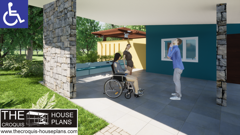 model 28-1 hcd accesible house for handicapped